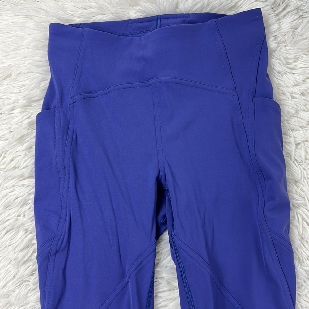 Lululemon Lead The Pack Crop 23" Stony Grape - Picture 2 of 6